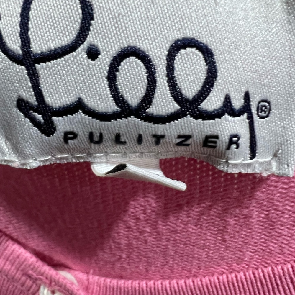 Lilly Pulitzer Pink Cardigan size Petite Medium - Picture 3 of 4